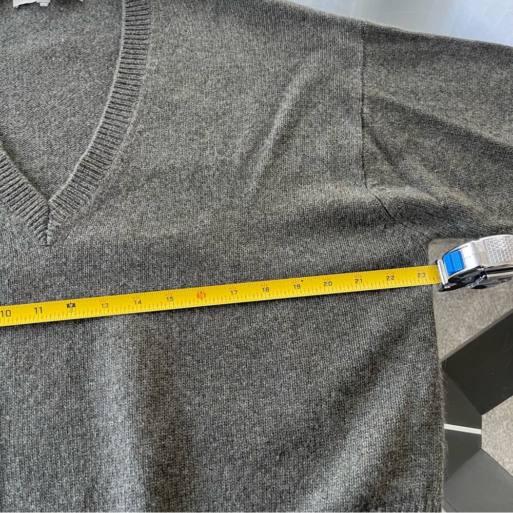 NakedCashmere Gray V-Neck Sweater - Picture 3 of 6